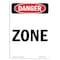 Signmission Safety Sign, OSHA Danger, 14" Height, Zone, Portrait OS-DS-D-1014-V-1980 - alternate 1